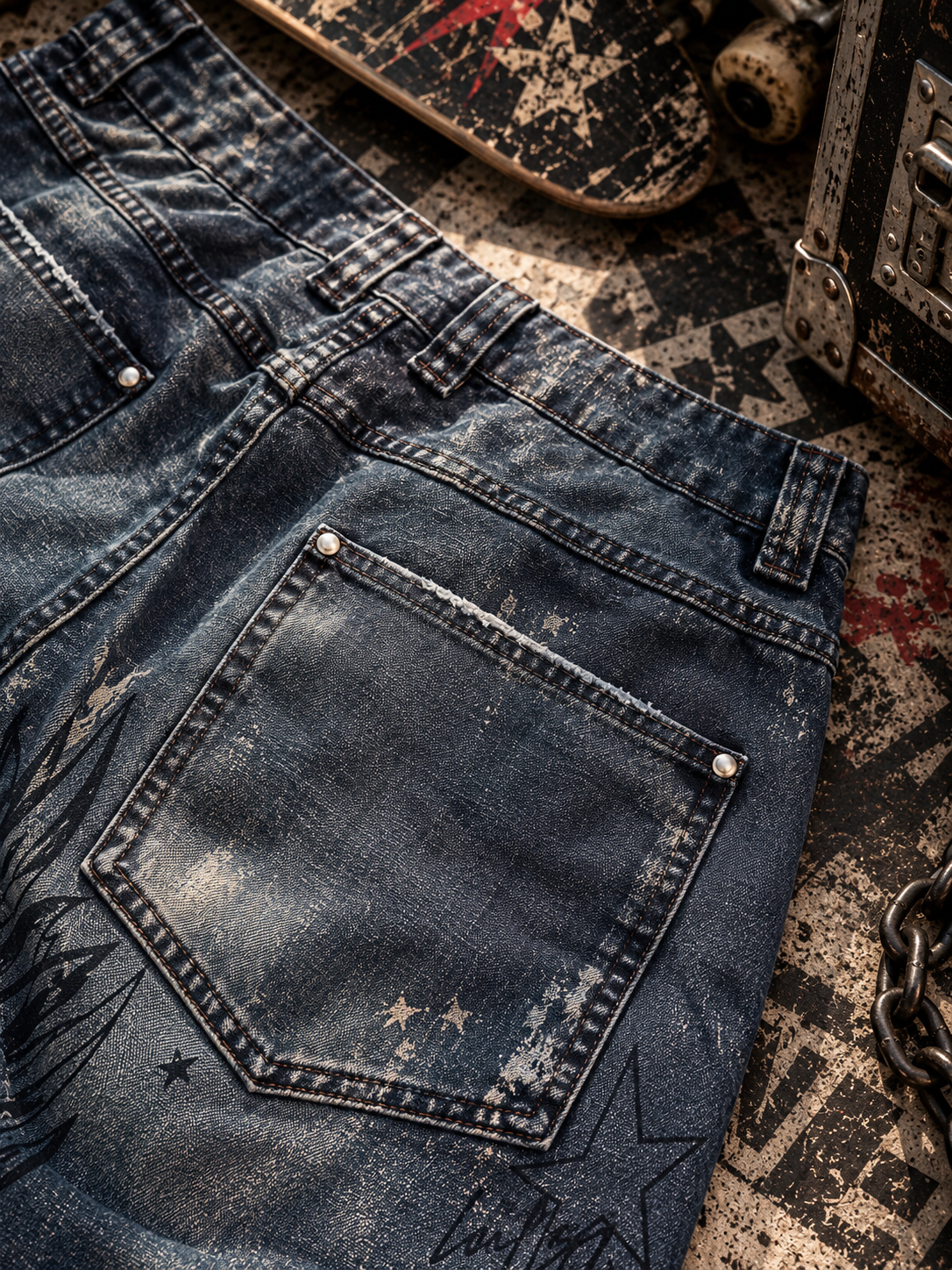 HEAVY CANVAS WORK PANTS-Purple