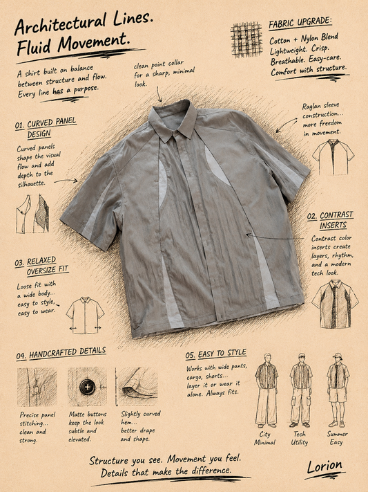 LORION CURVED PANEL SHIRT