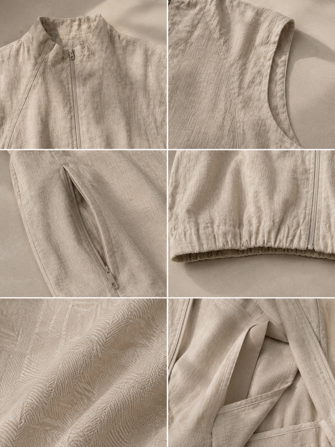 Linen Utility Vest