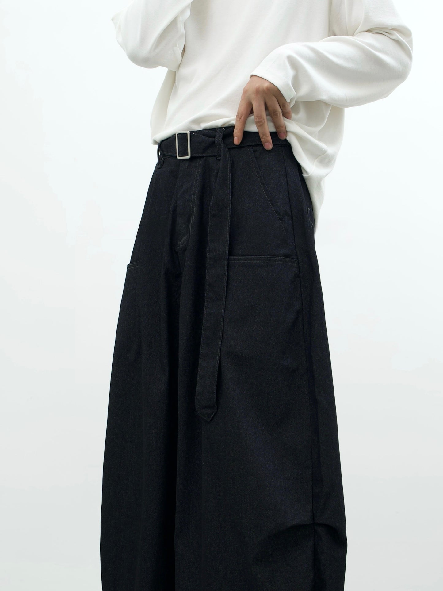 Kendo Pleated Wide Trousers