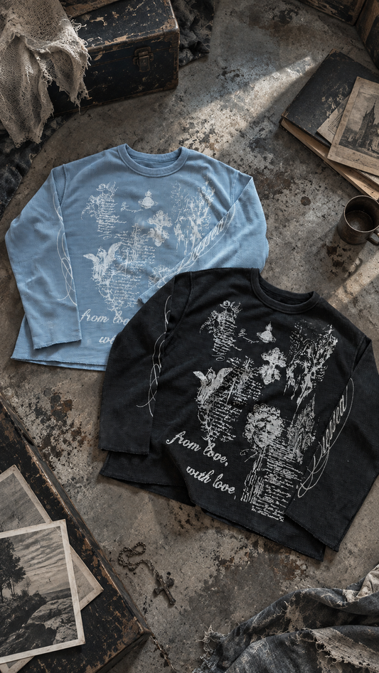WAFFLE LONG SLEEVE TEE