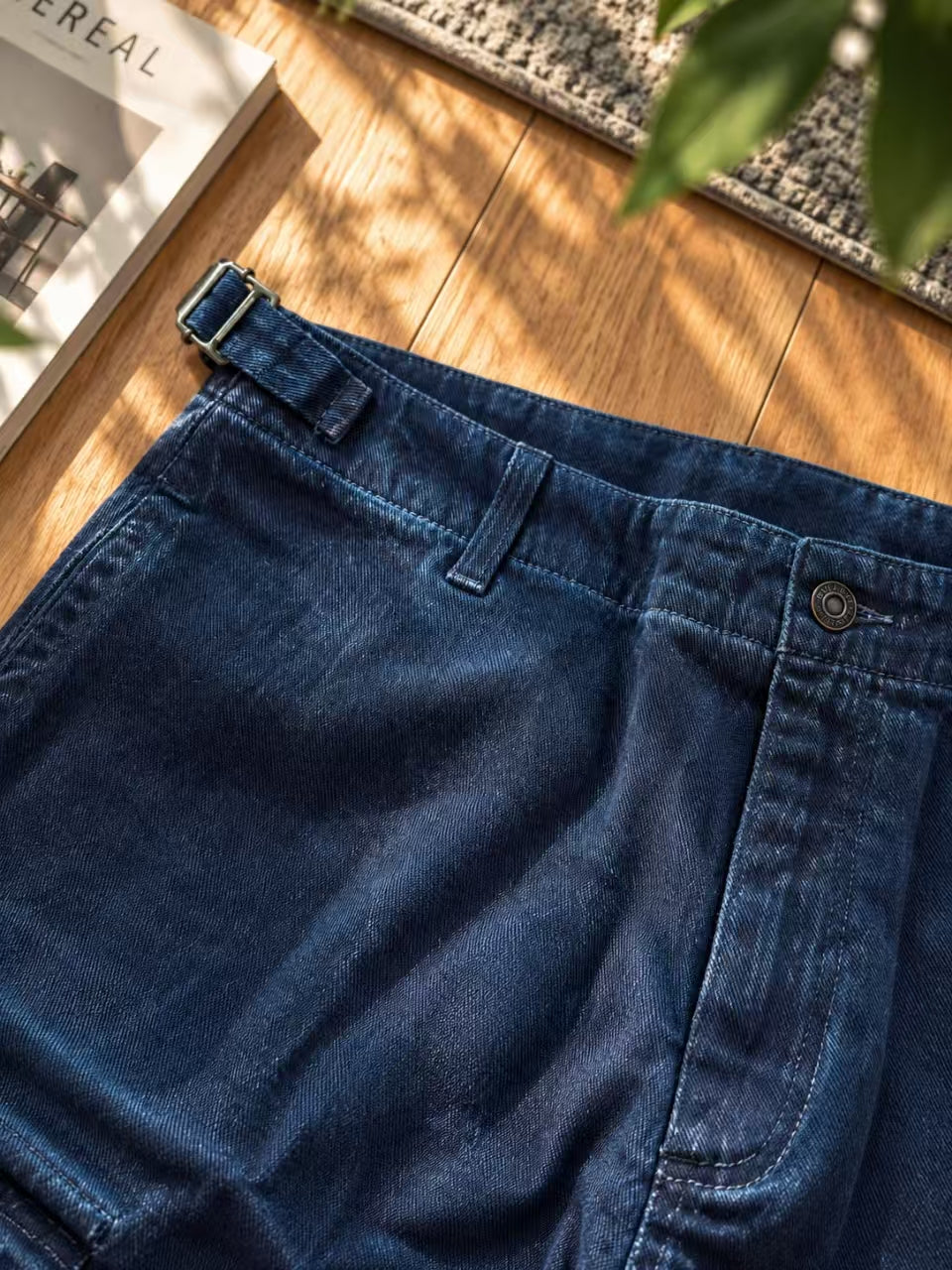GARMENT DYED CARGO WORK PANTS