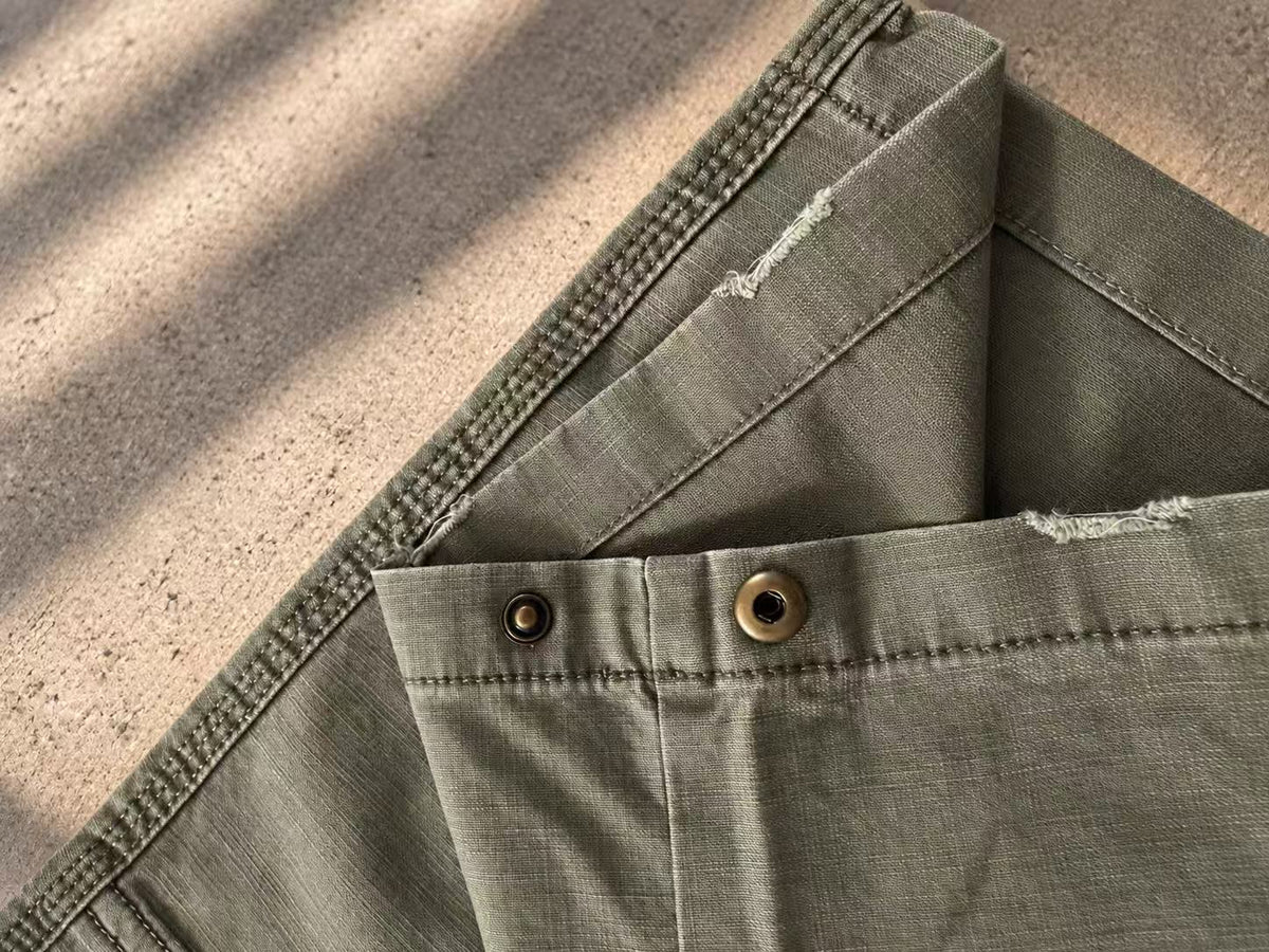 DISTRESSED MILITARY PANTS