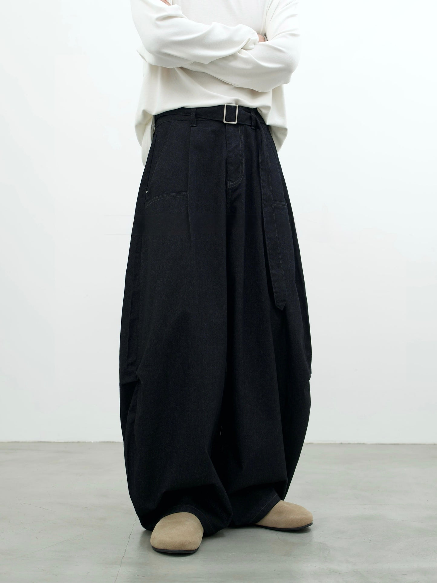 Kendo Pleated Wide Trousers