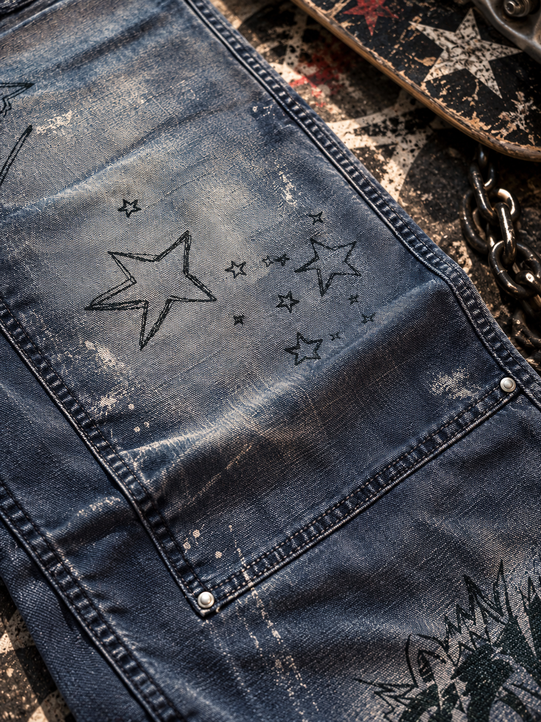 HEAVY CANVAS WORK PANTS-Purple