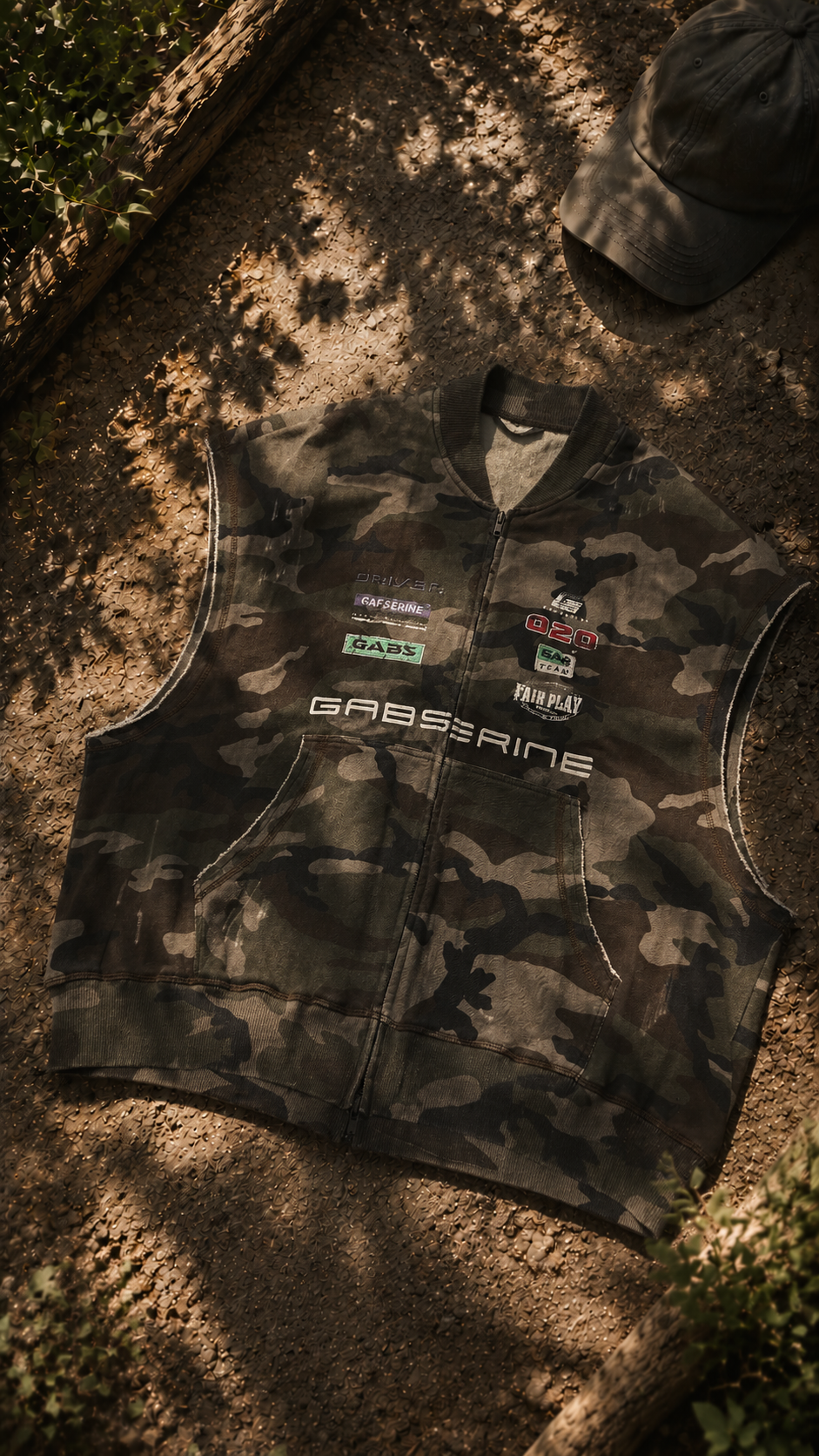 HANDCRAFTED CAMOUFLAGE VEST