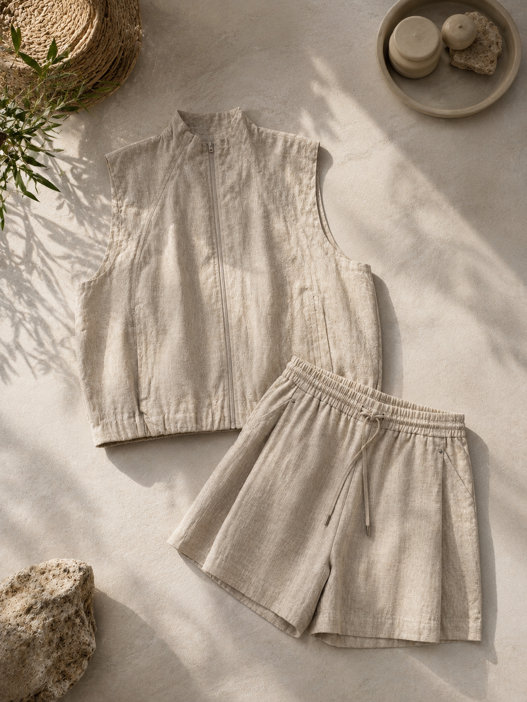 Linen Utility Vest