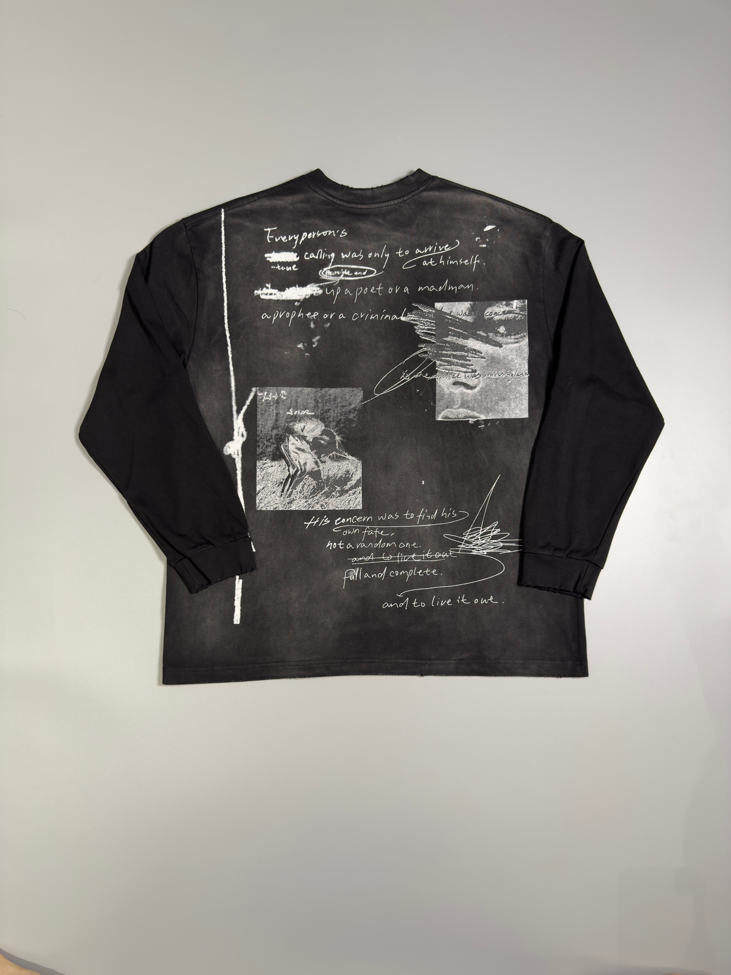 Handwritten Long Sleeve Tee