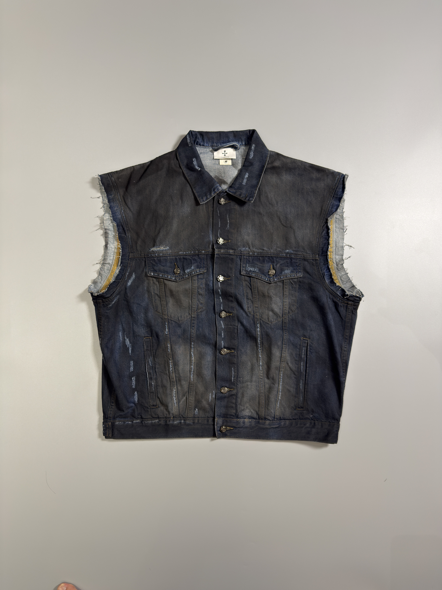 Waxed Denim Vest