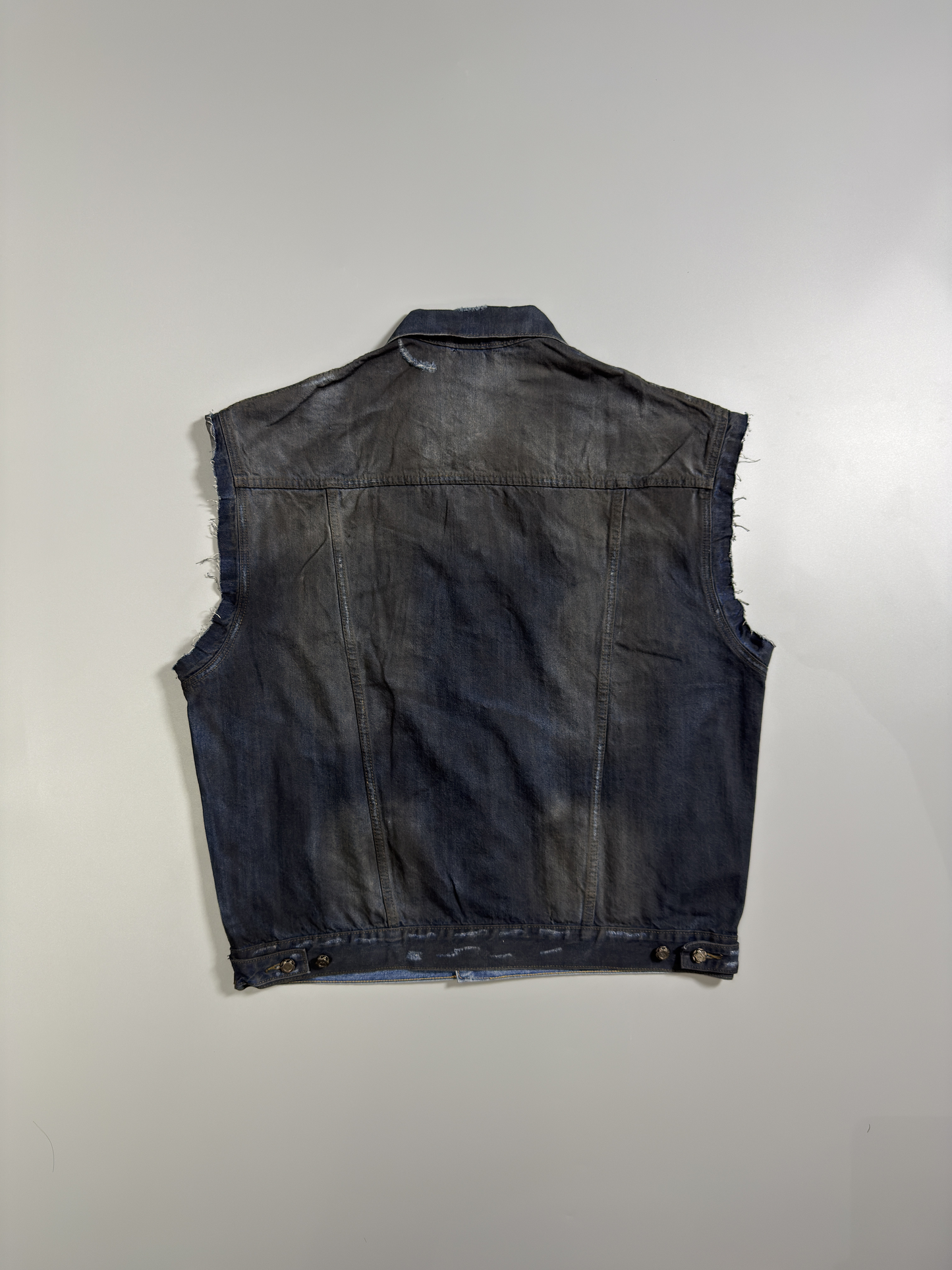 Waxed Denim Vest