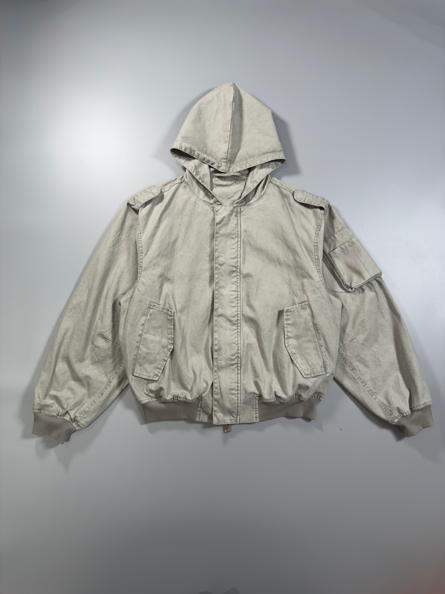 Hooded Bomber Jacket