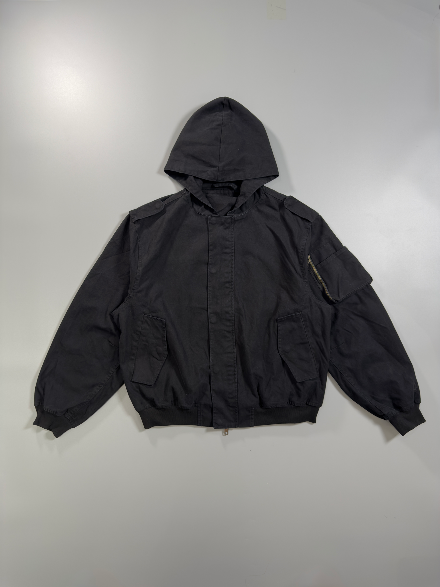 Hooded Bomber Jacket