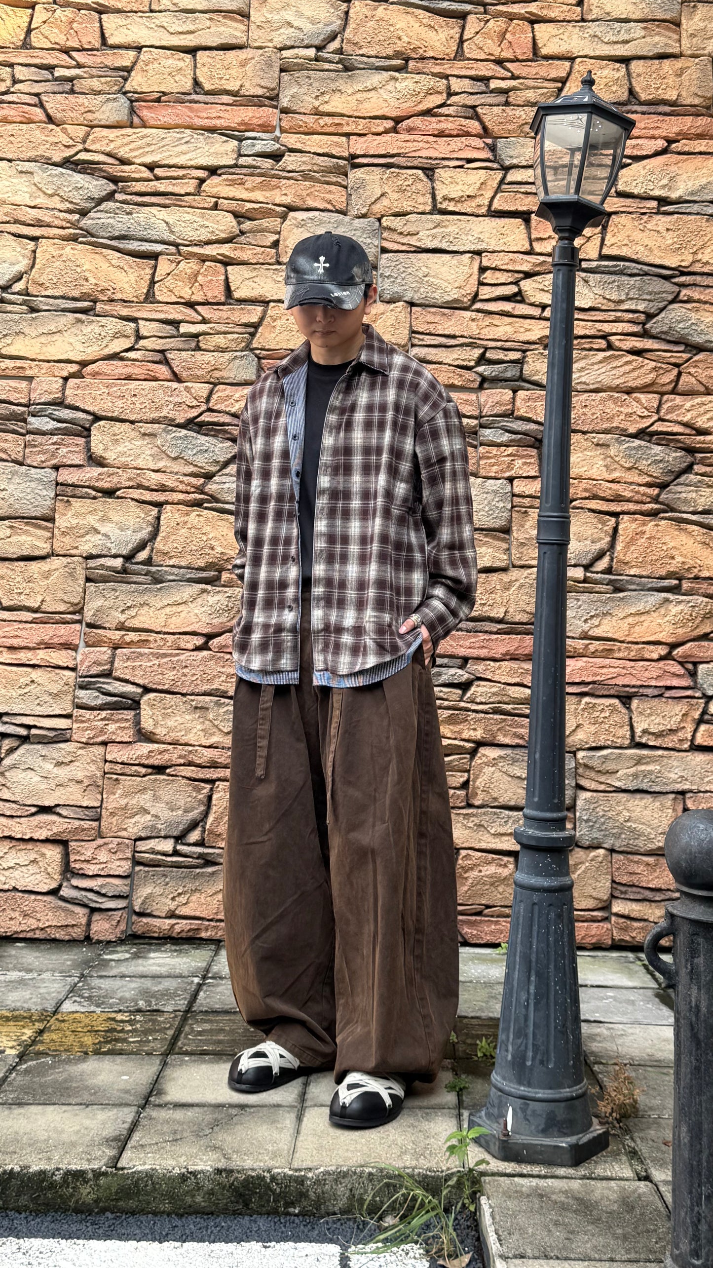 Velvet-Touch Twill Trouser