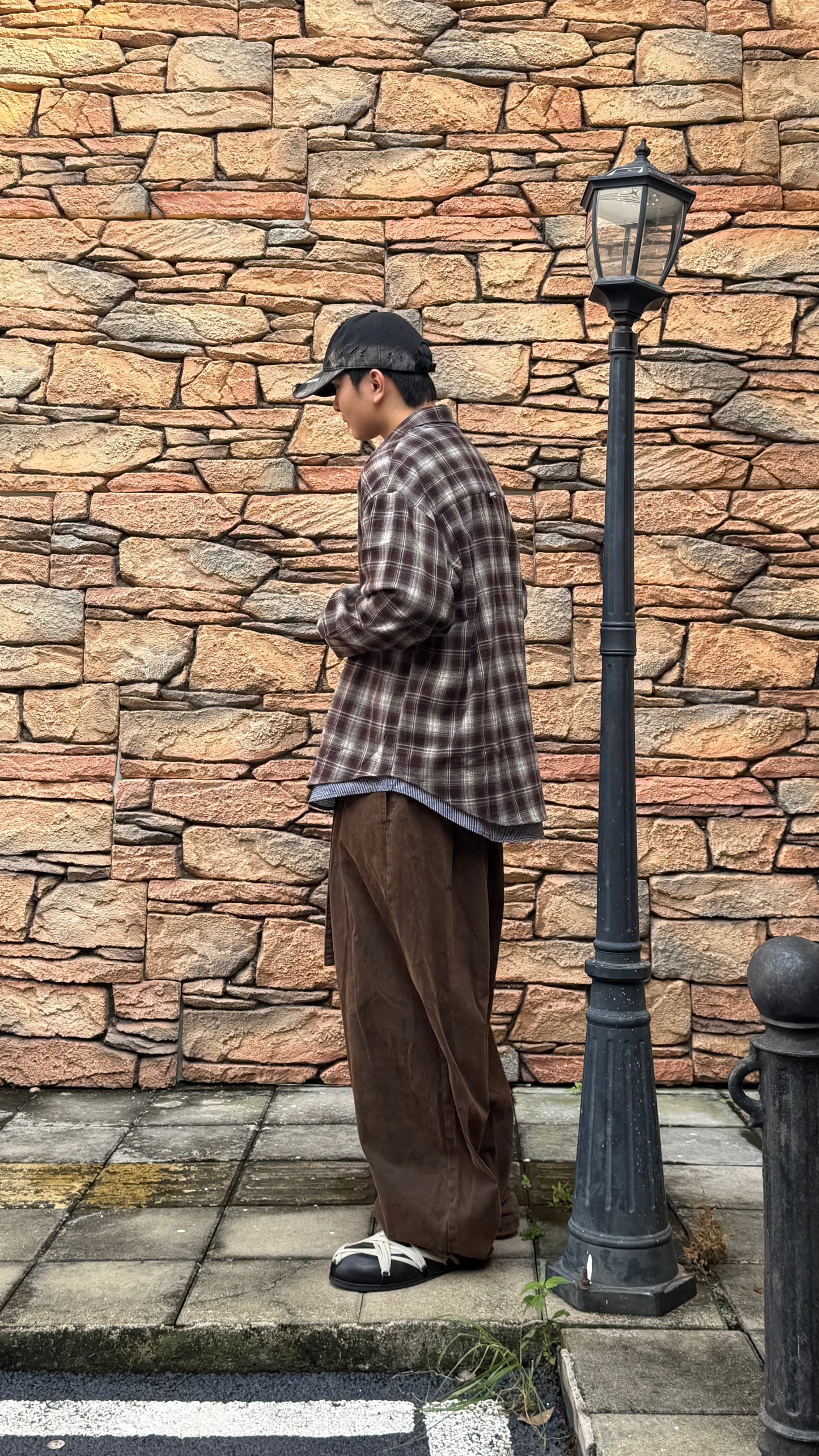 Velvet-Touch Twill Trouser