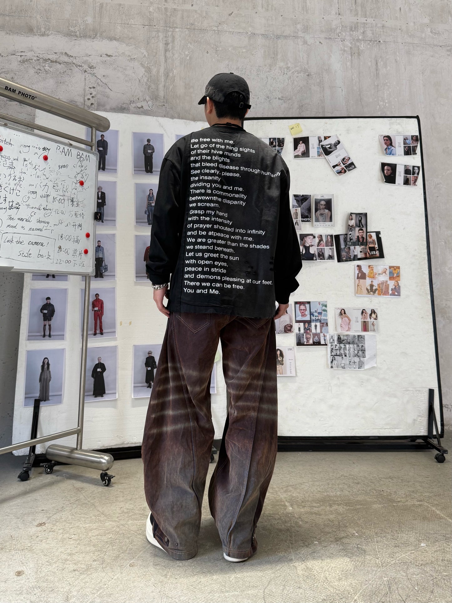 Rust Wash Brushed Cotton Trouser