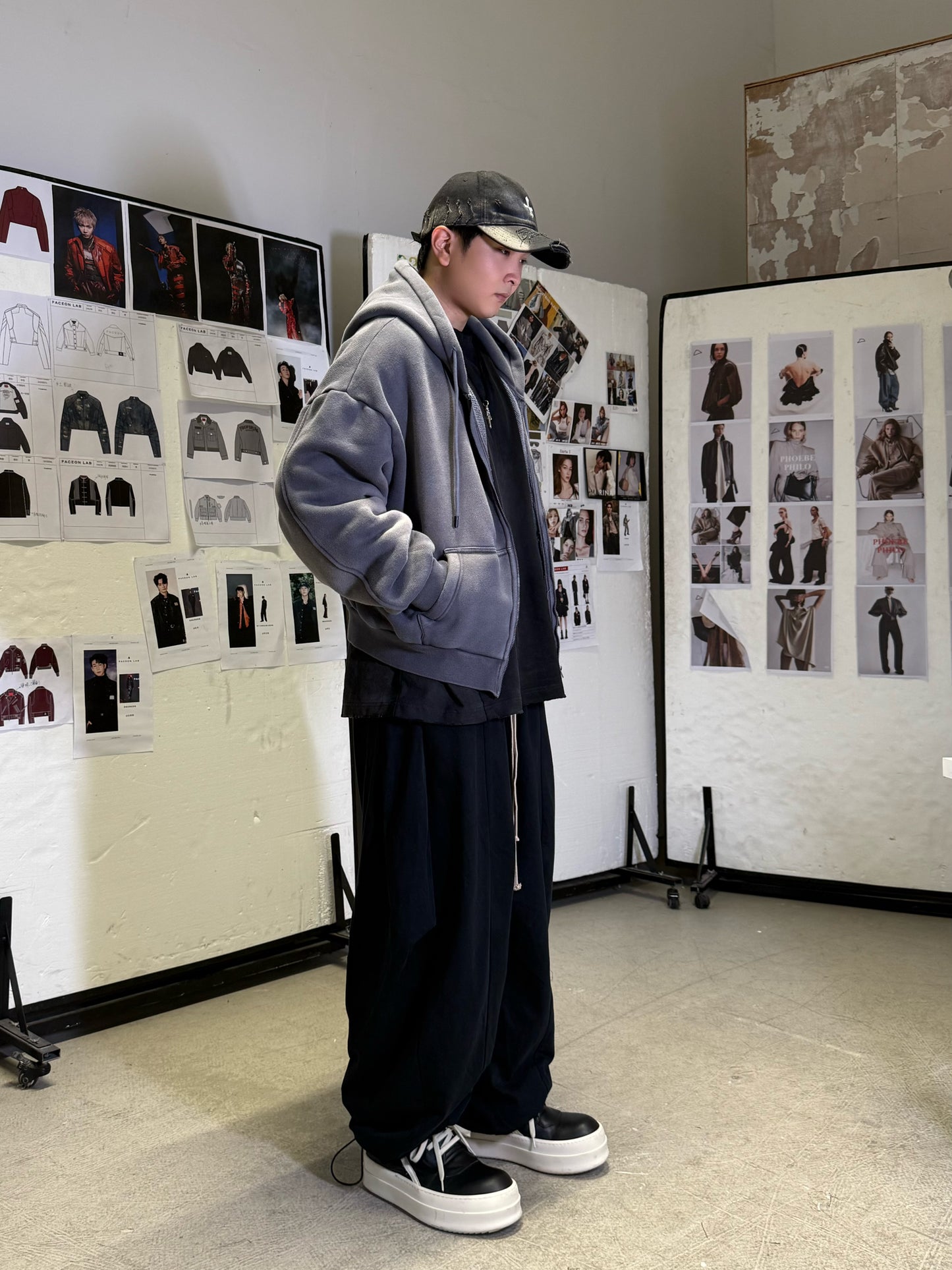 450g Cotton Curved-Leg Trouser