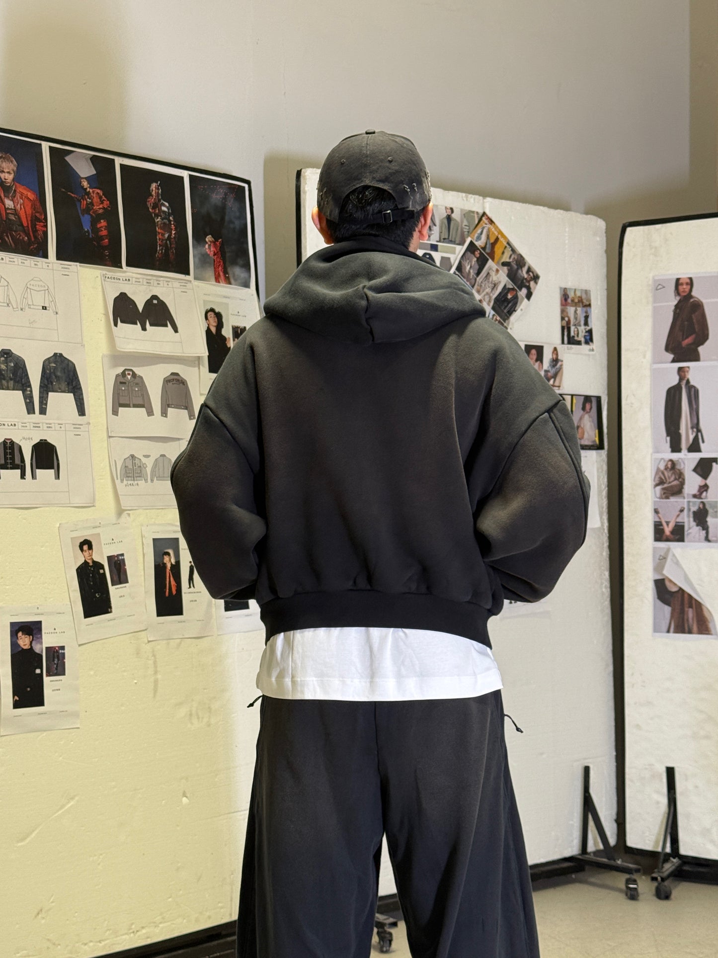 500g Heavy Cotton Washed Zip-Up