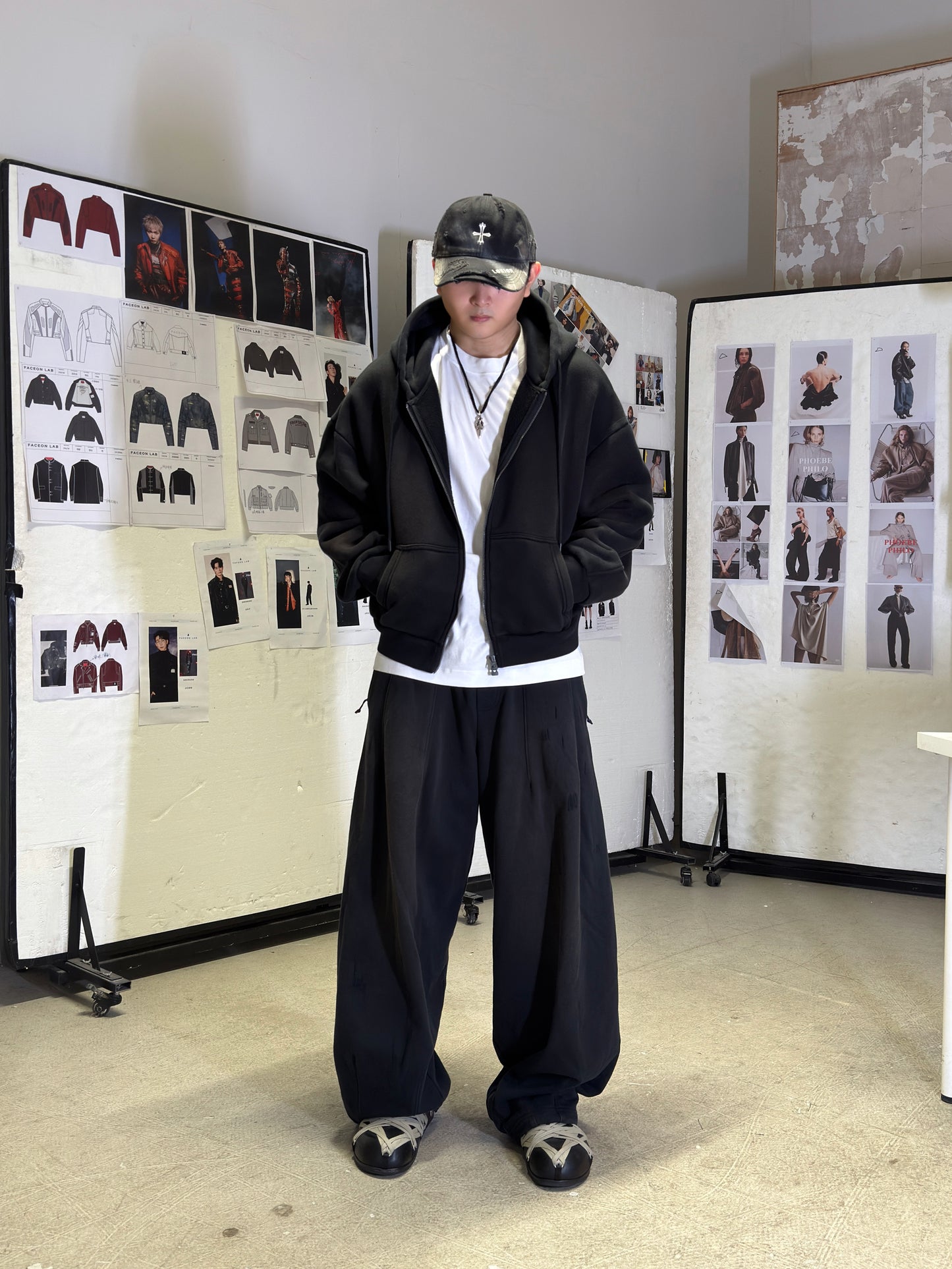 500g Heavy Cotton Washed Zip-Up