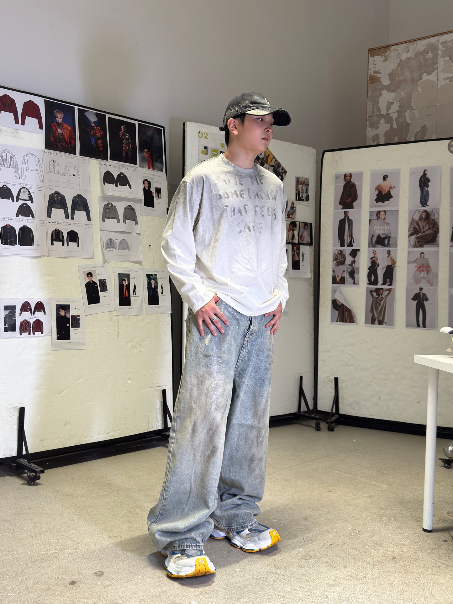 Reflective Coated Jean