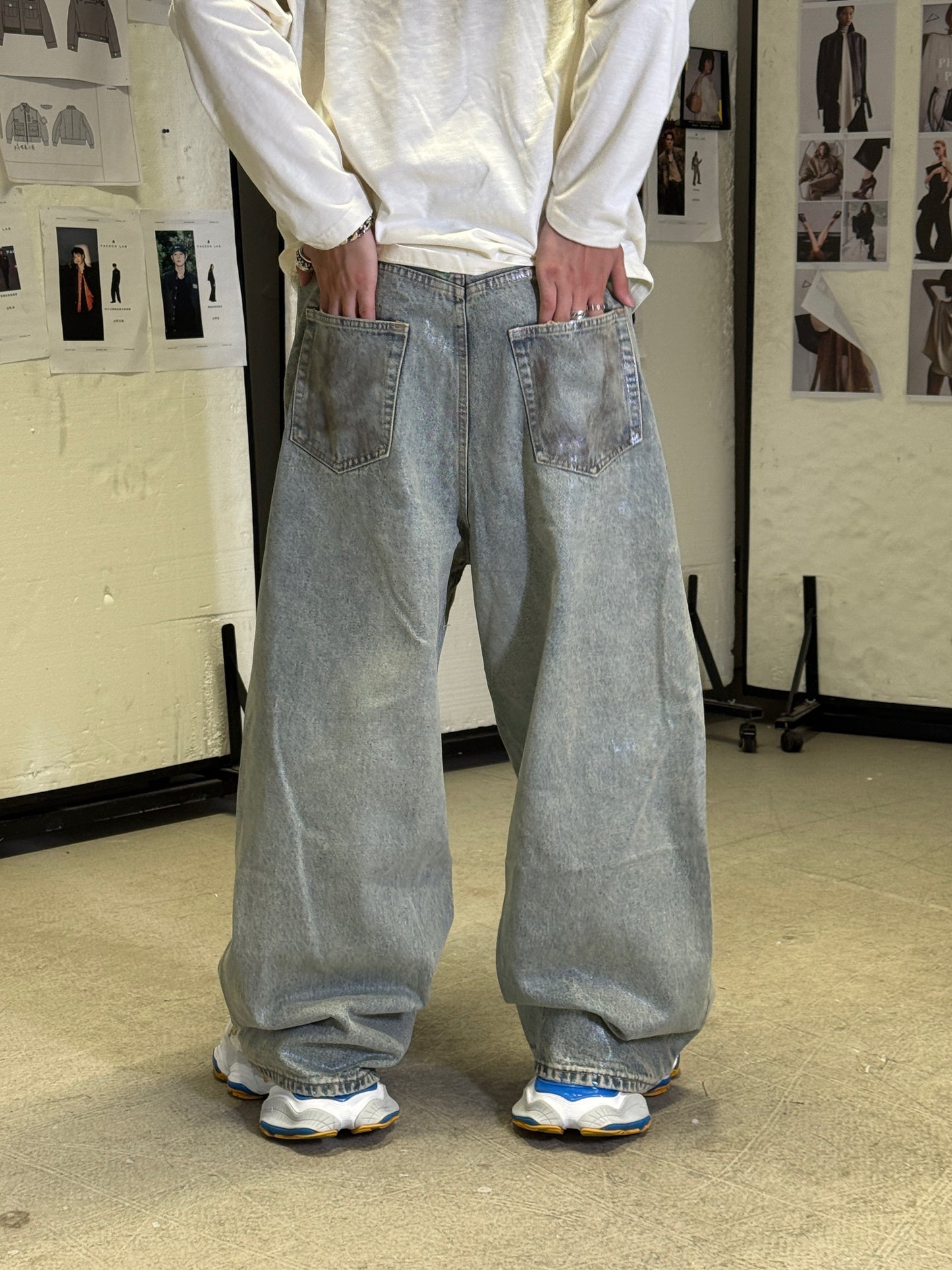 Reflective Coated Jean