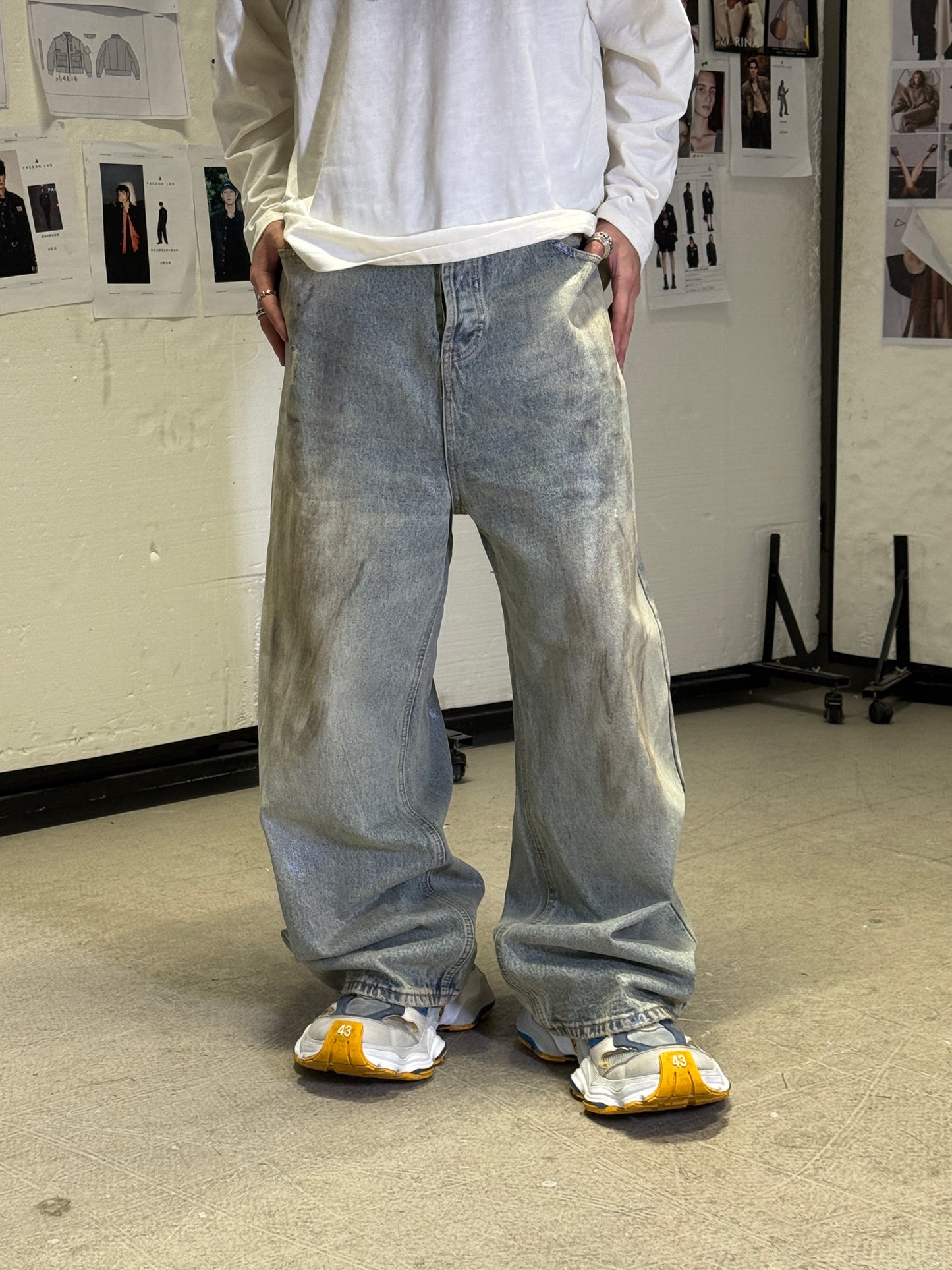 Reflective Coated Jean