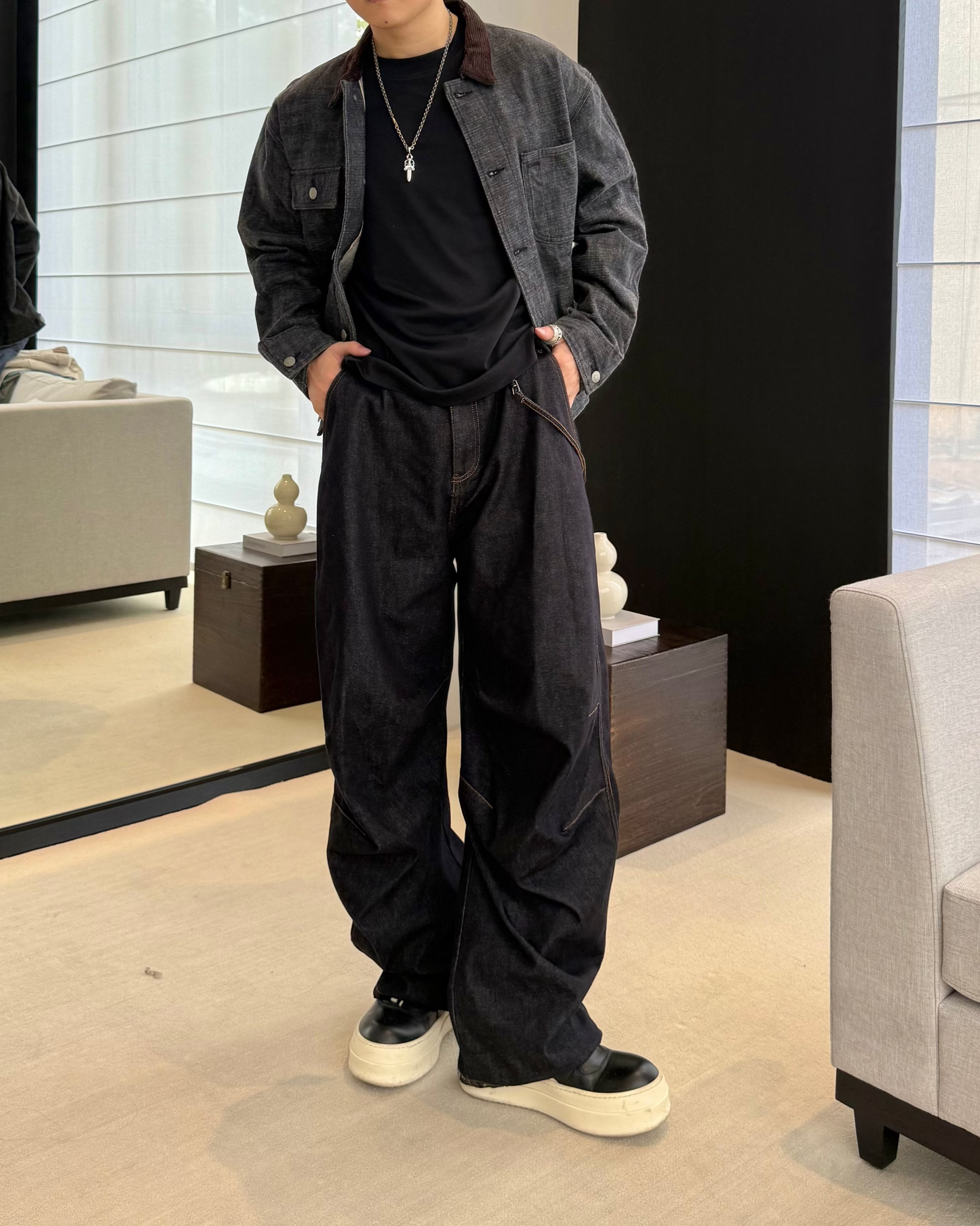 Composite Raw Denim Pants