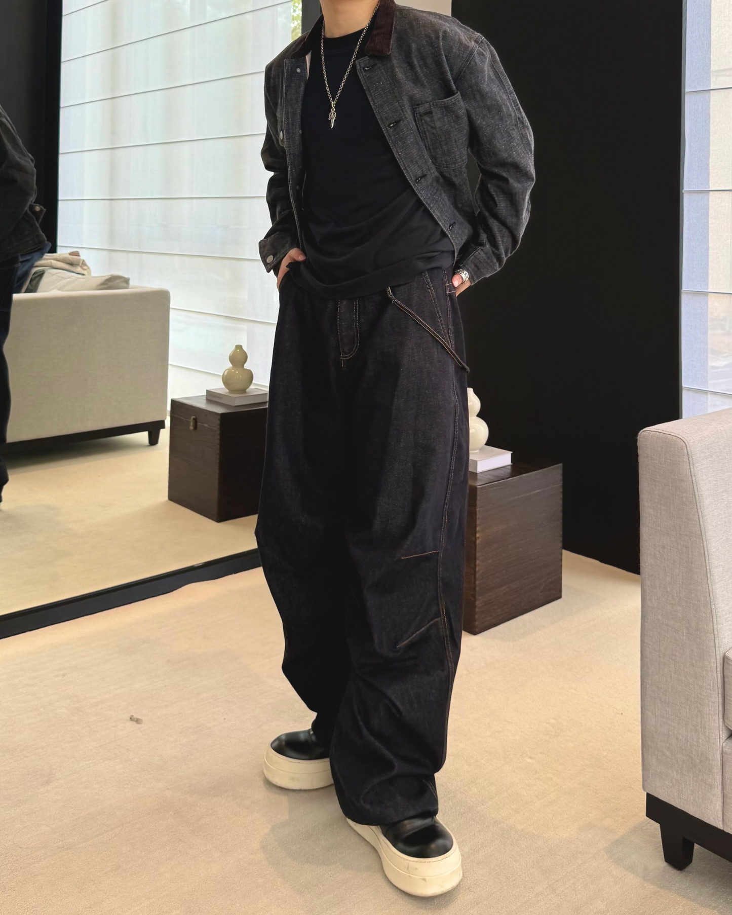 Composite Raw Denim Pants