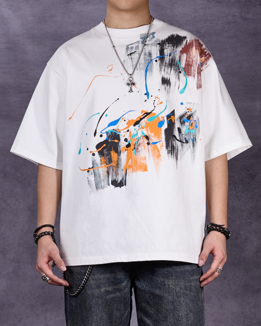 Abstract Splash (white)