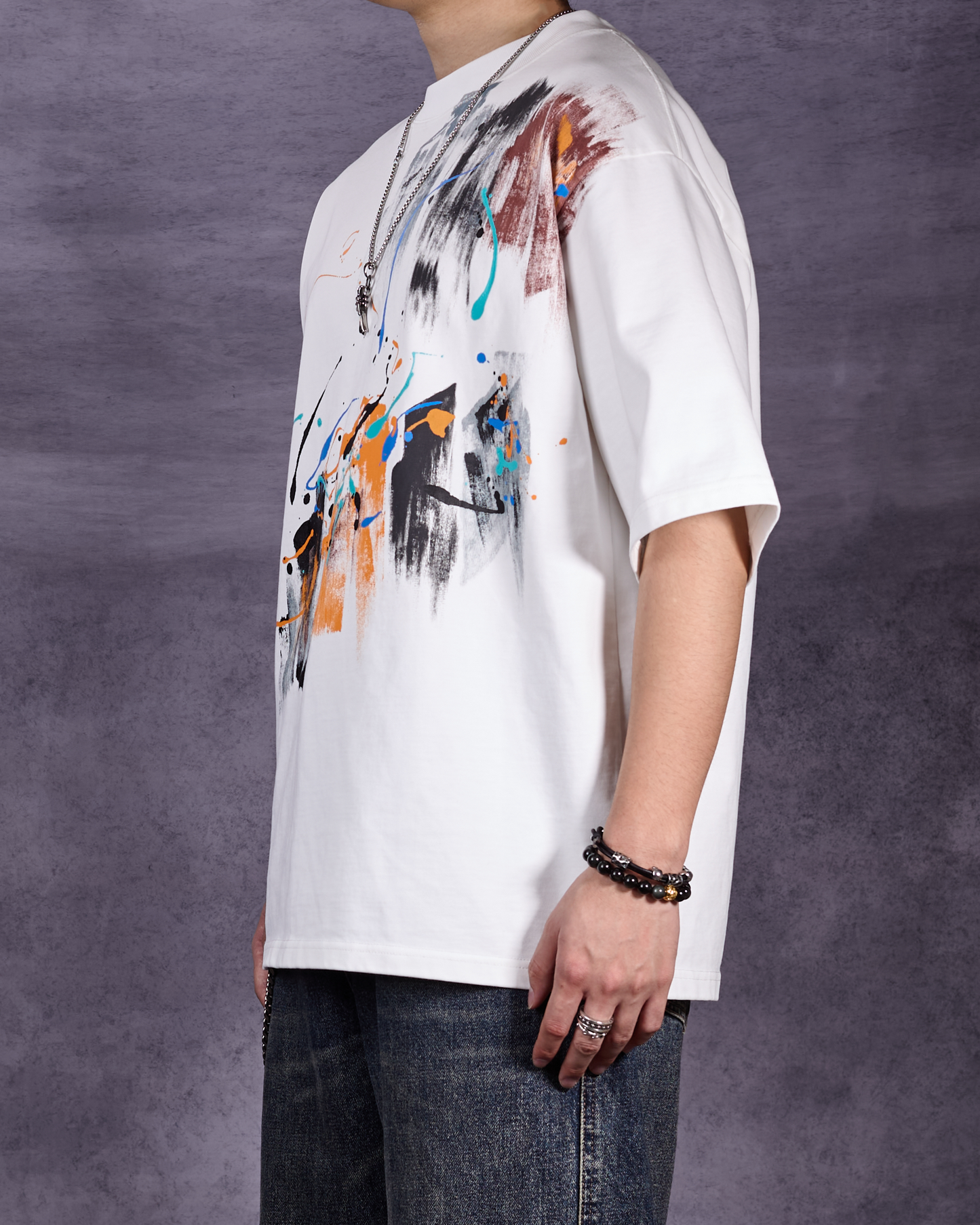 Abstract Splash (white)