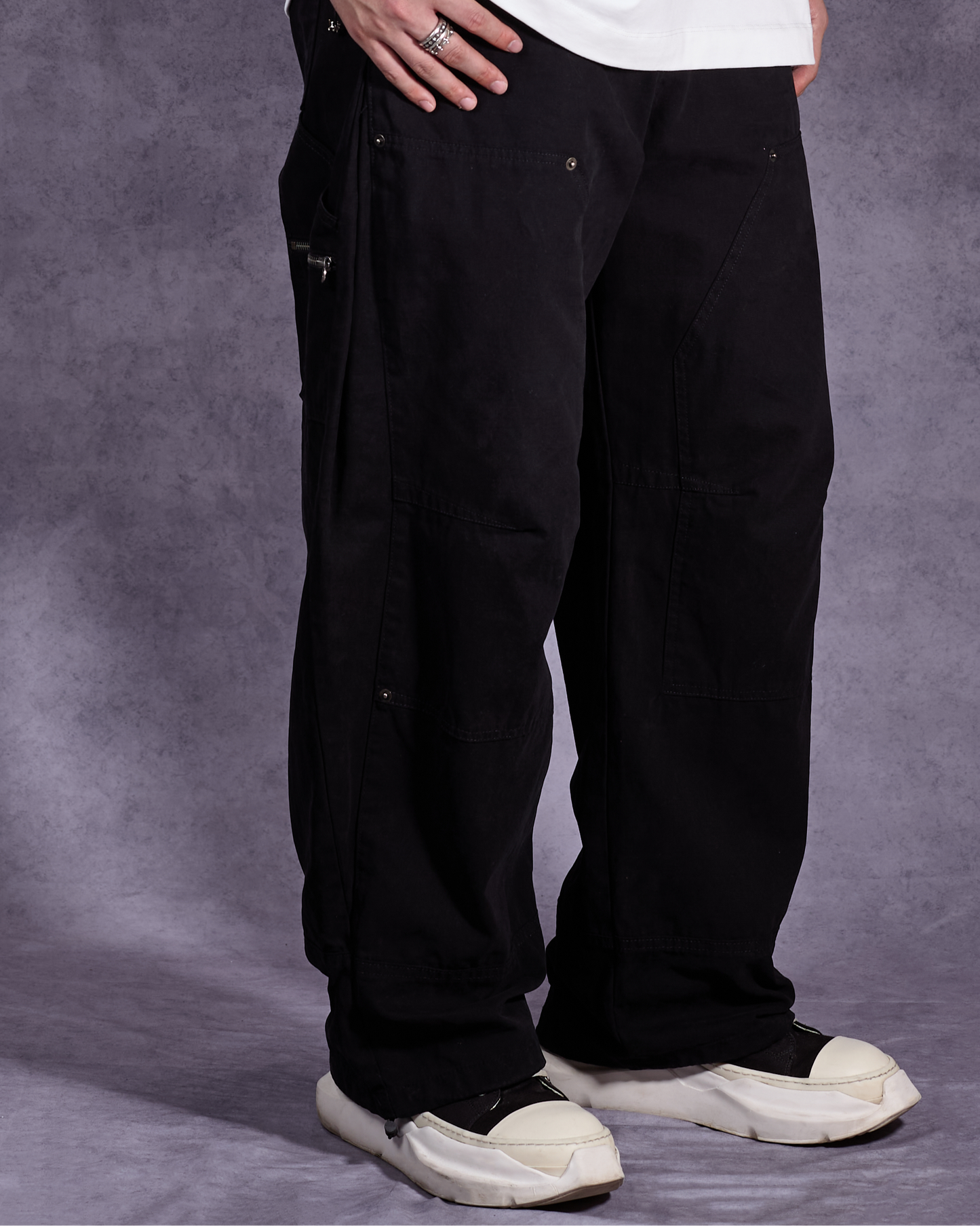 Structure Cargo Pants(Black)
