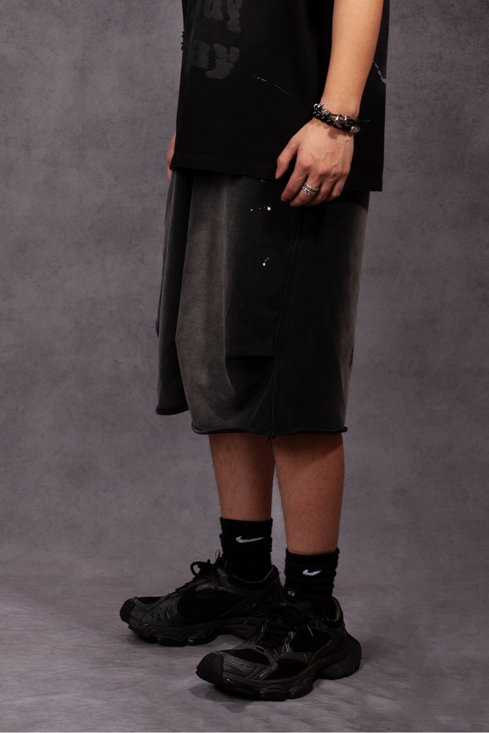 Obsidian Fade Shorts-Washed Edge Edition